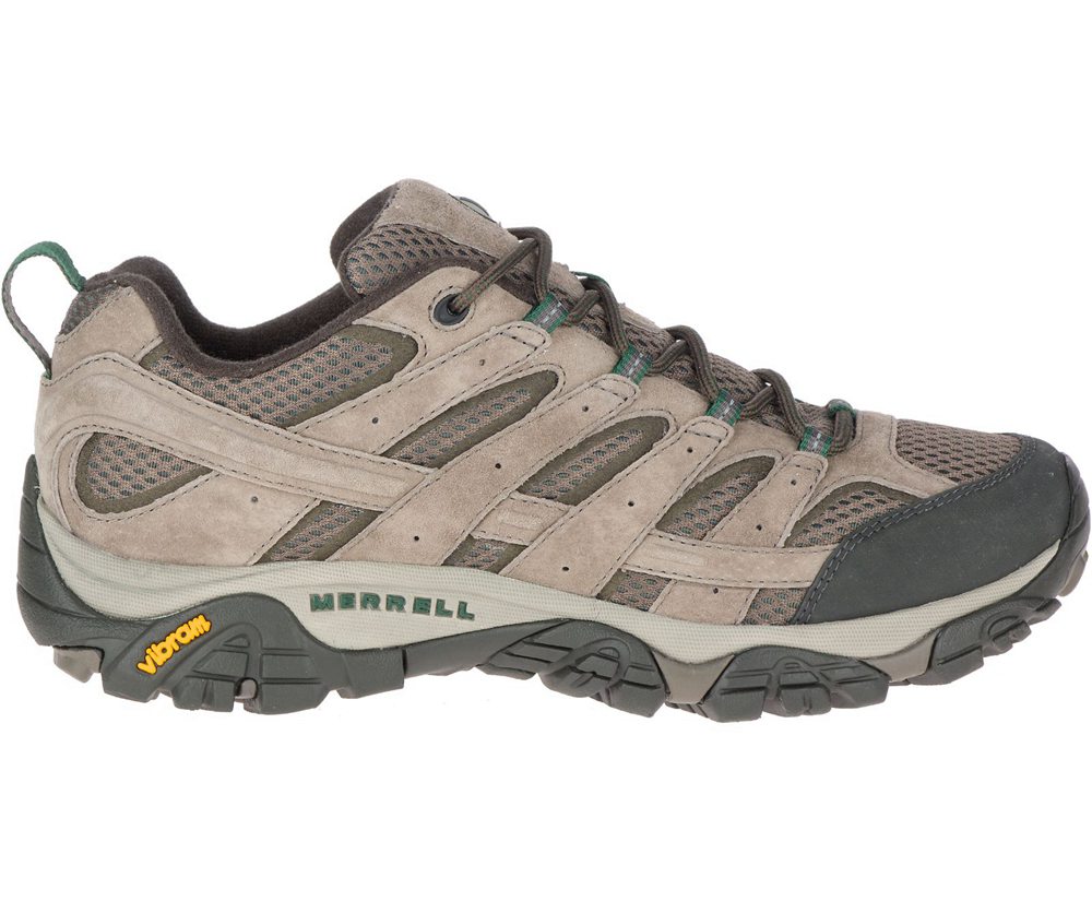 Buty Trekkingowe Merrell Męskie Szare - Moab 2 Ventilator - 052647-QMG